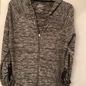 NWT!! Style & Co Size Medium Gray Zip-Up Hoodie